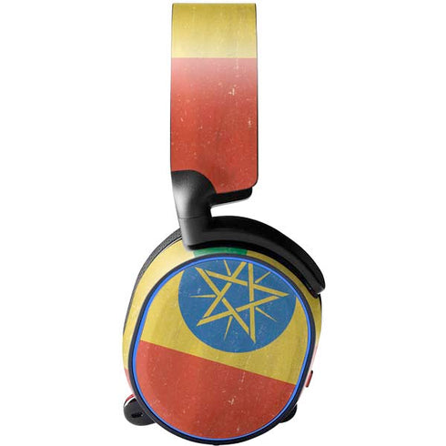 Ethiopia Flag Distressed SteelSeries Arctis 3 Skin